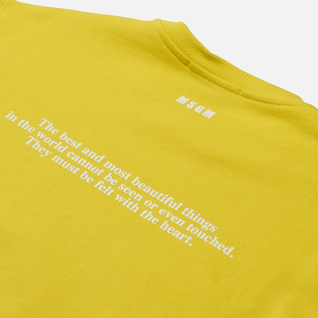 MSGM Женская толстовка Love Yourself Crew Neck