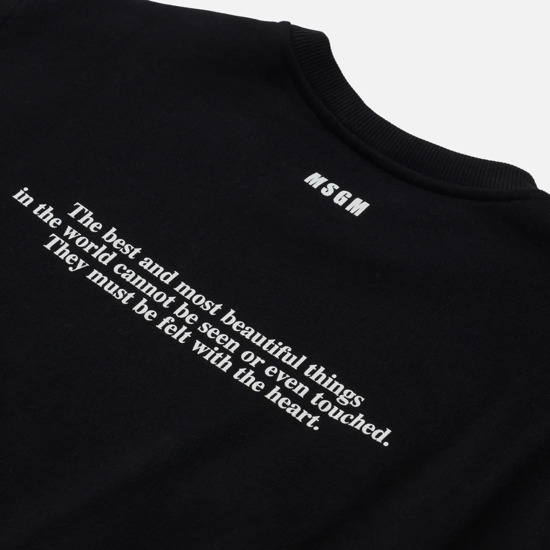 MSGM Женская толстовка Love Yourself Crew Neck