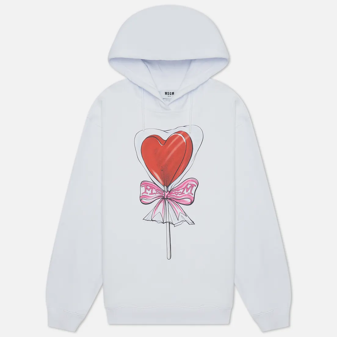 MSGM Женская толстовка Lollipop Heart Hoodie
