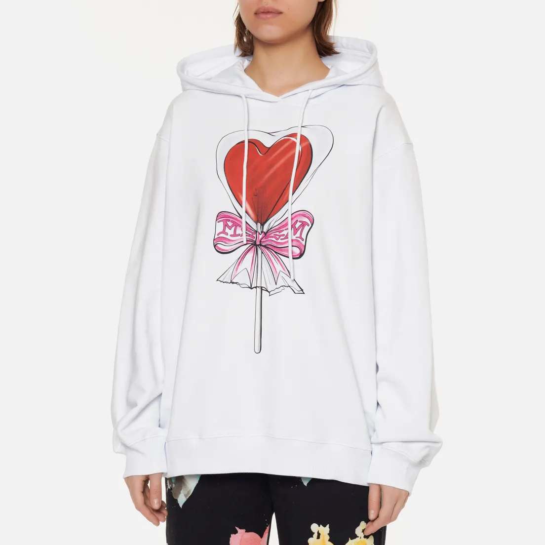MSGM Женская толстовка Lollipop Heart Hoodie