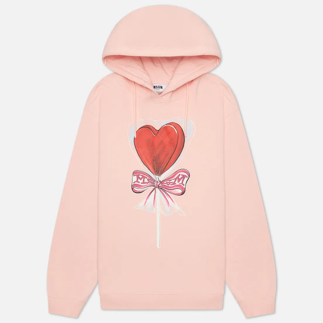 MSGM Женская толстовка Lollipop Heart Hoodie