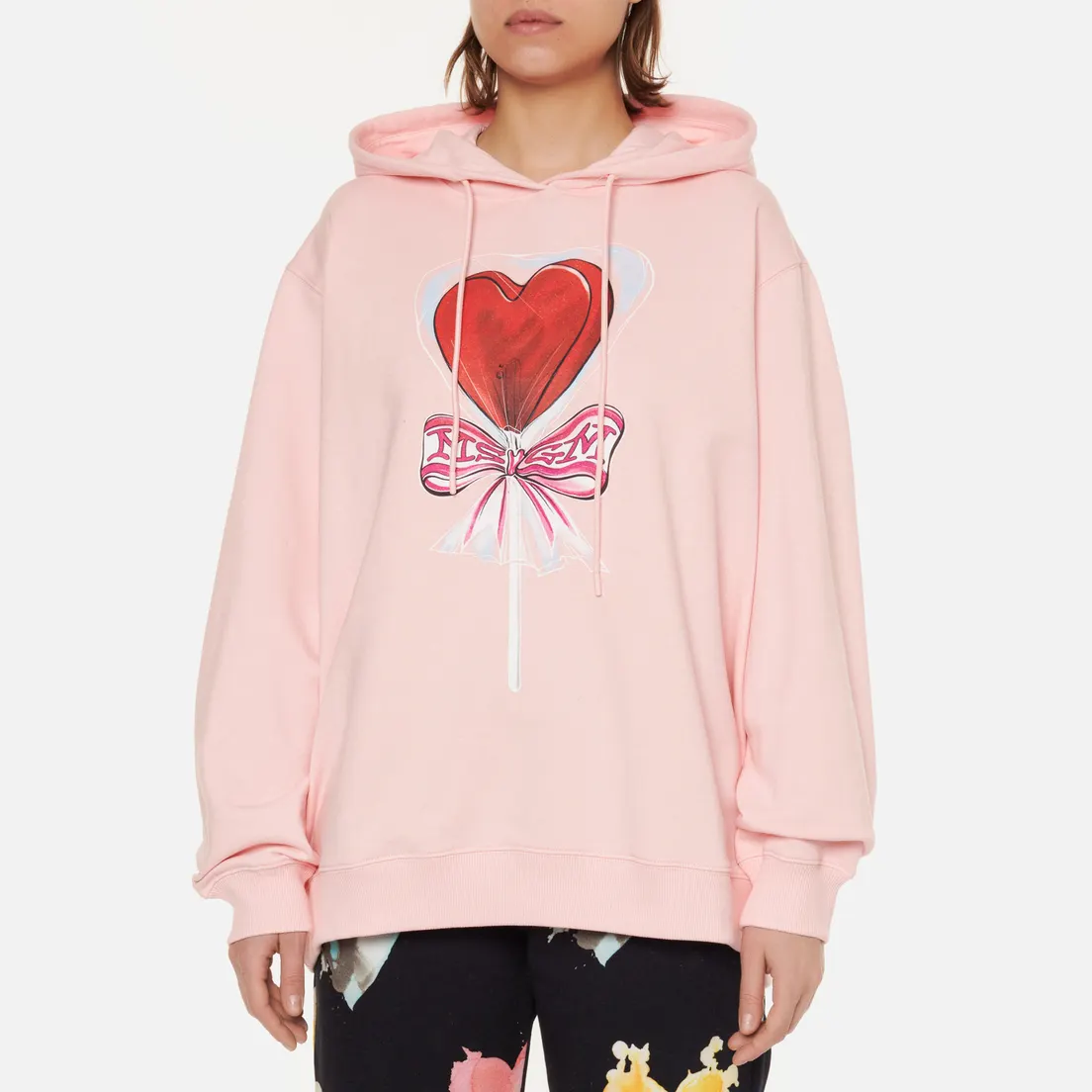 MSGM Женская толстовка Lollipop Heart Hoodie