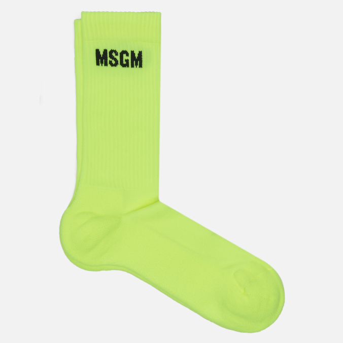 Носки MSGM, цвет зелёный, размер 35-40