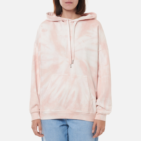Женская толстовка Levi's Rider Tie-Dye Hoodie Dark Evening Sand