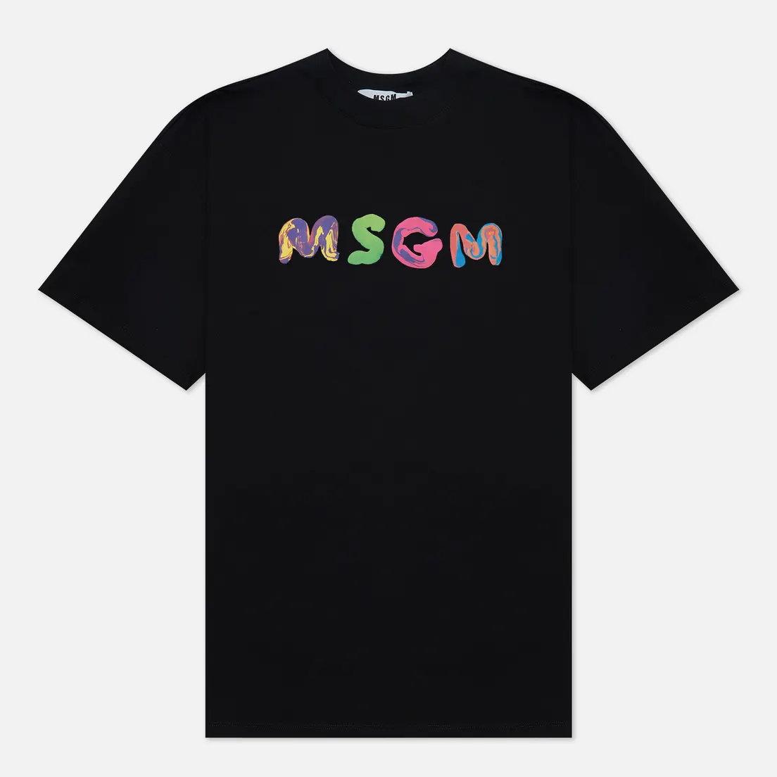 MSGM Мужская футболка Multicolored Logo