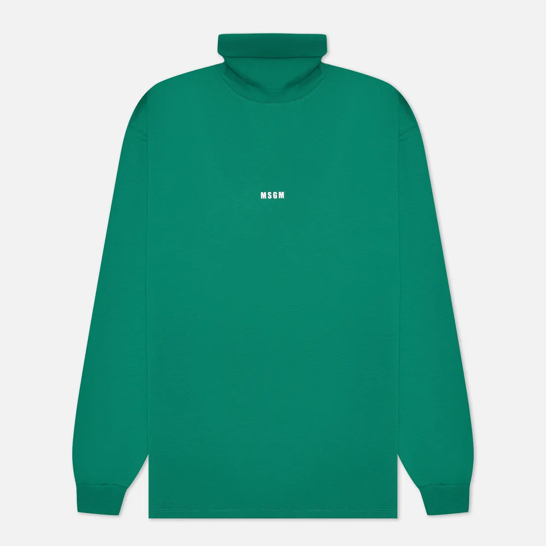 MSGM Мужской лонгслив Micrologo High Neck