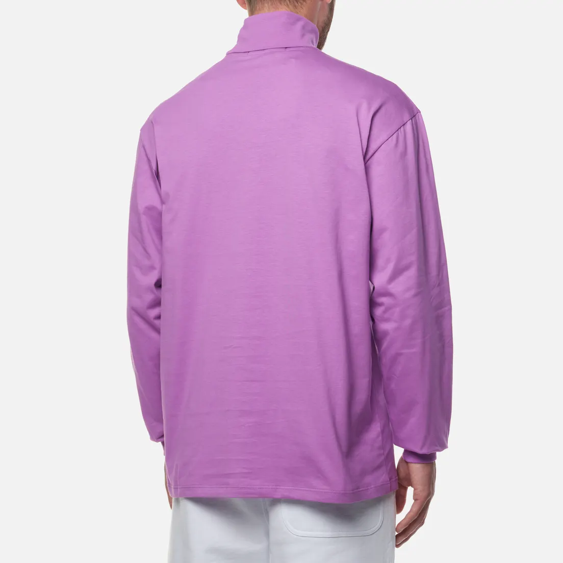 MSGM Мужской лонгслив Micrologo High Neck