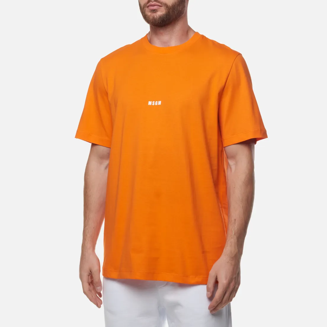 MSGM Мужская футболка Micrologo AW22