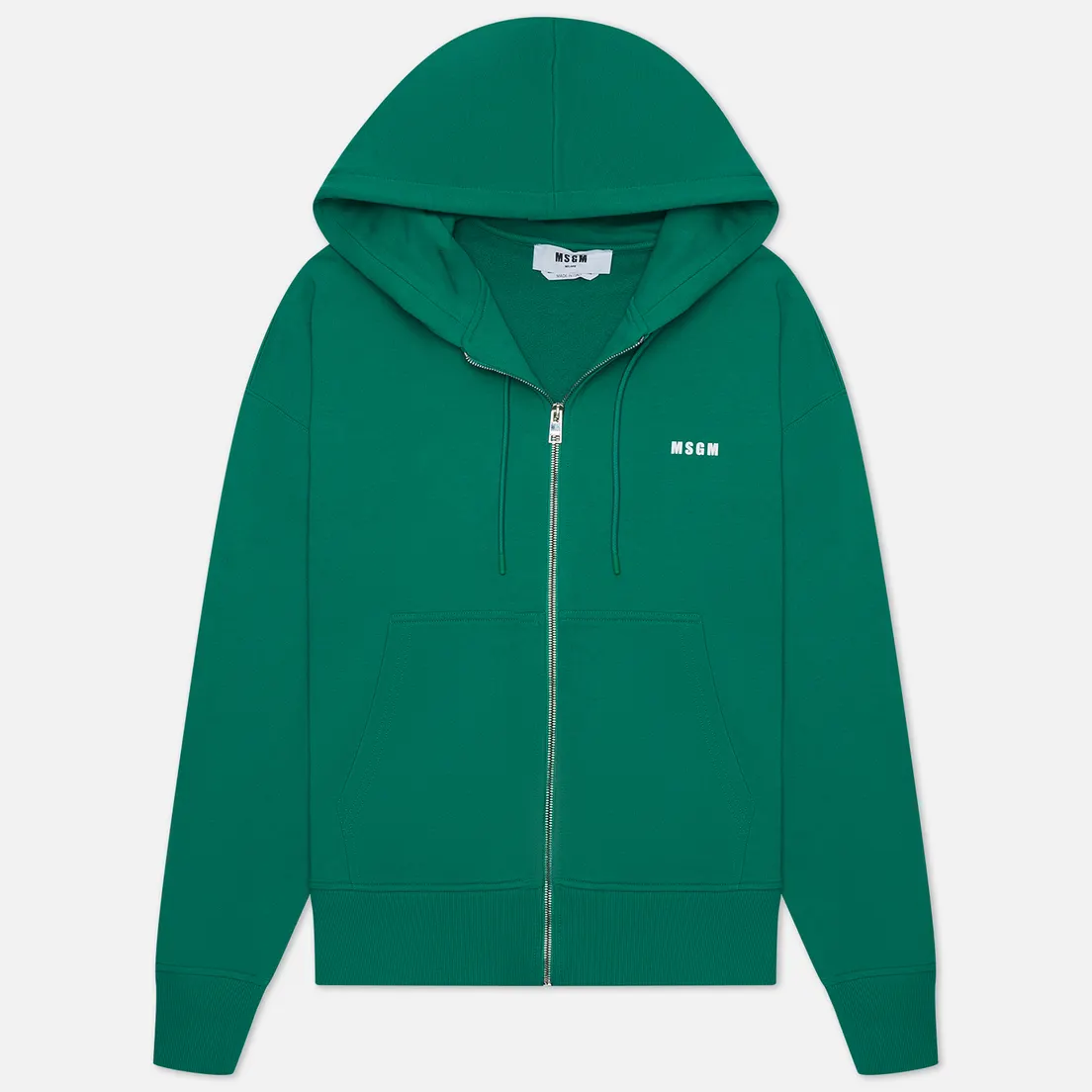 MSGM Мужская толстовка Micrologo Full Zip Hoodie