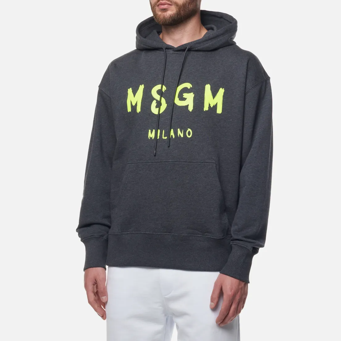 MSGM Мужская толстовка MSGM Milano Logo Hoodie