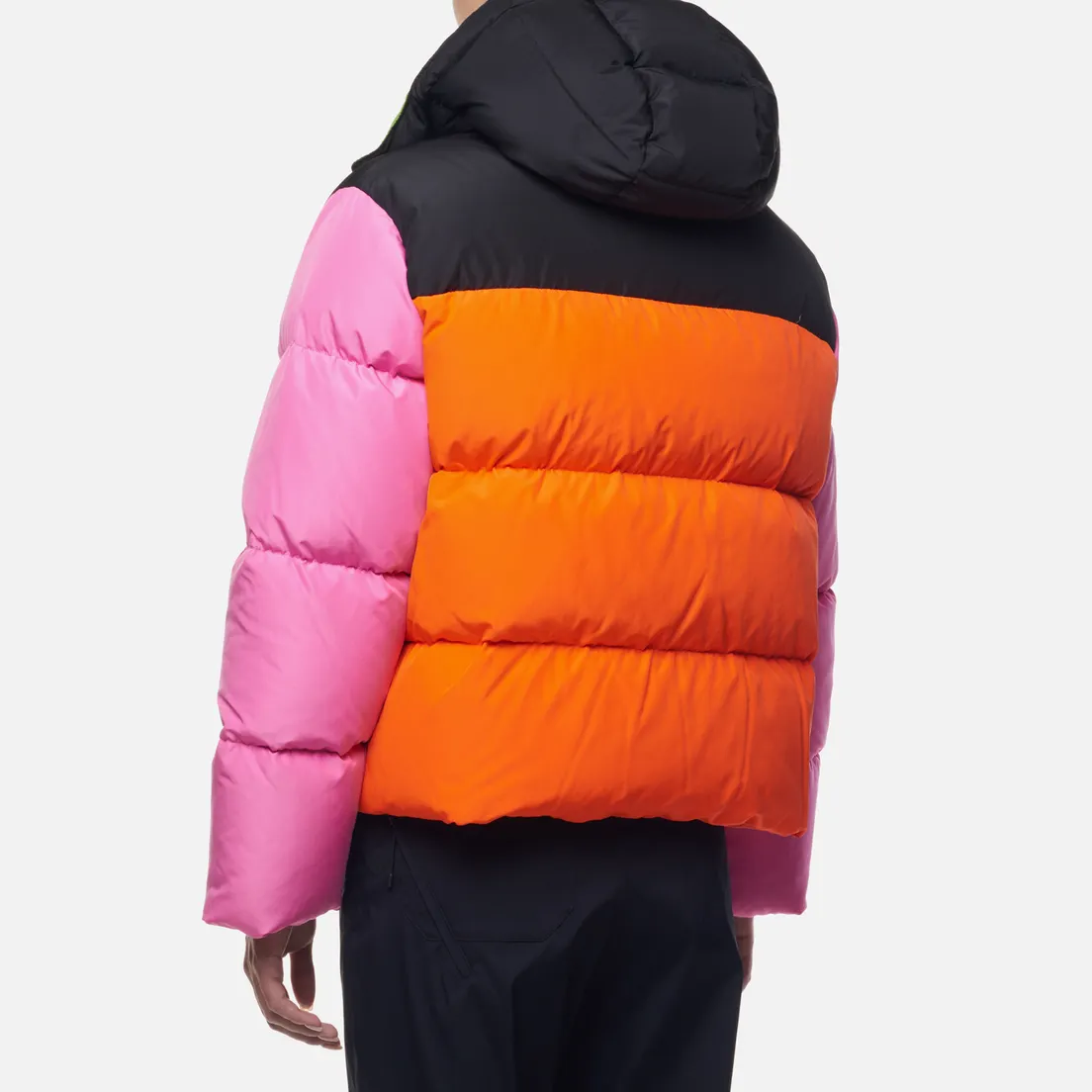 MSGM Женский пуховик Color Block Medium