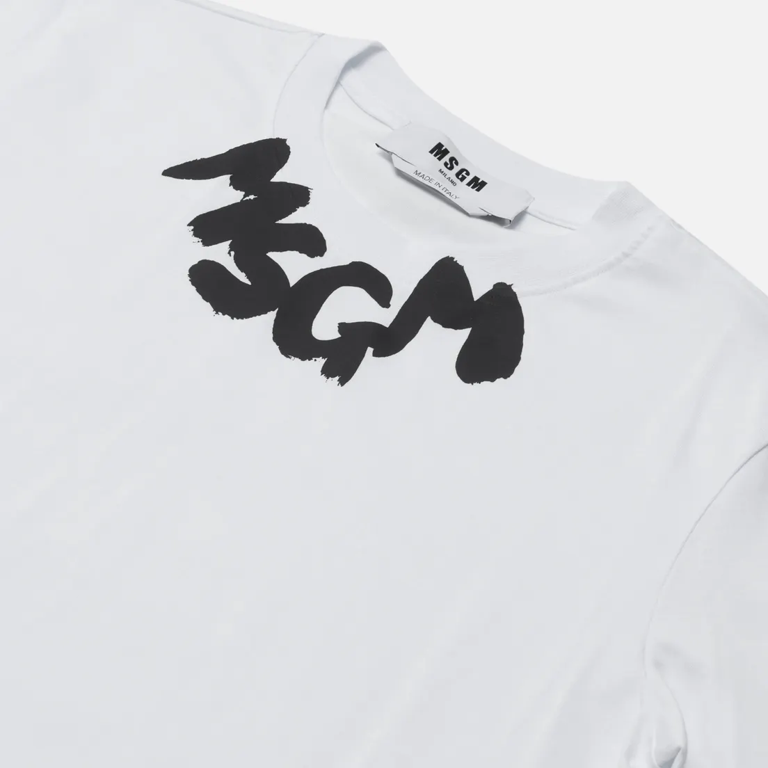 MSGM Женская футболка Logo Print Neck