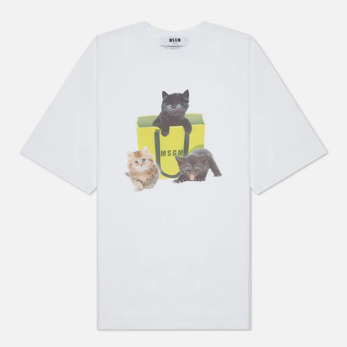 MSGM Женская футболка Three Kittens