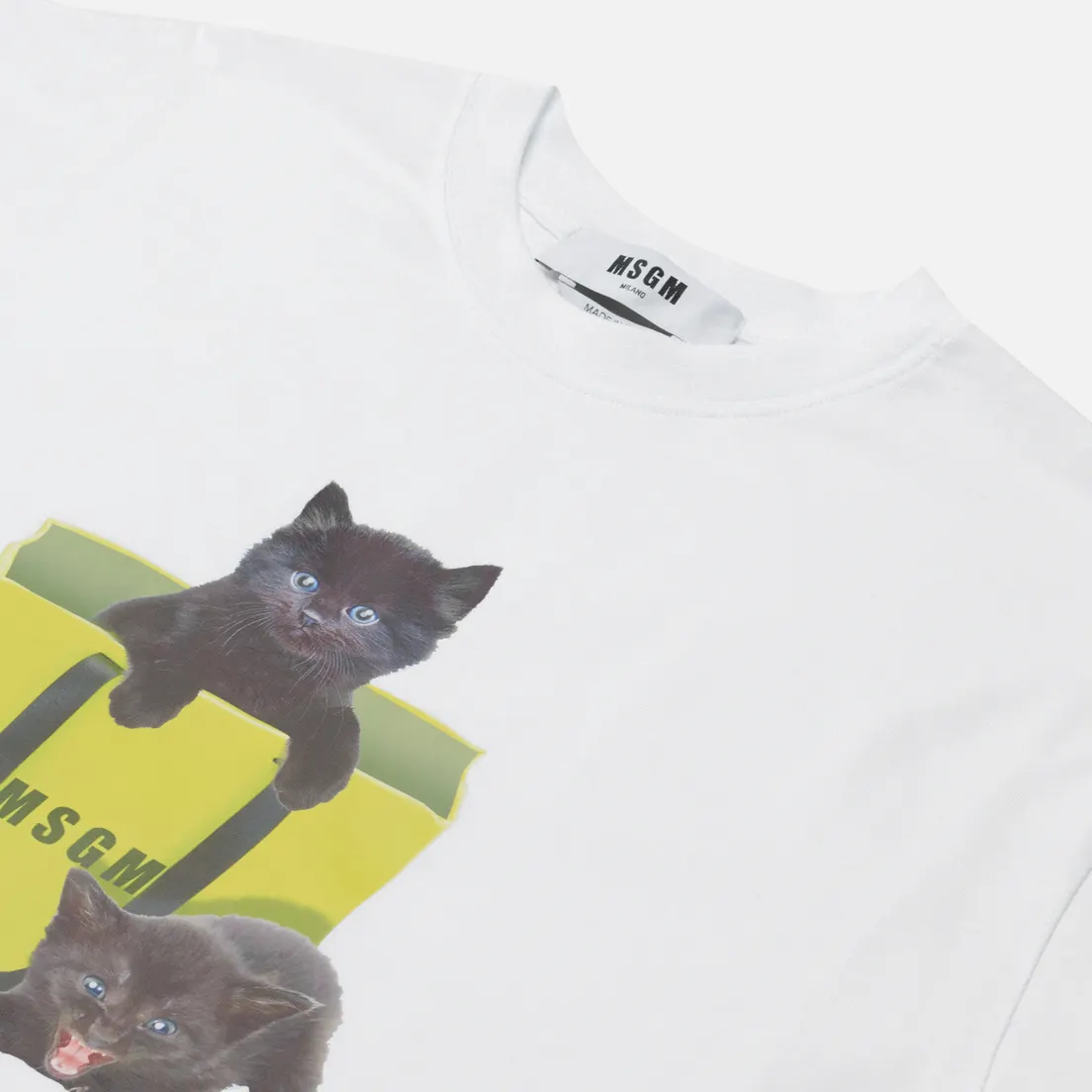 MSGM Женская футболка Three Kittens