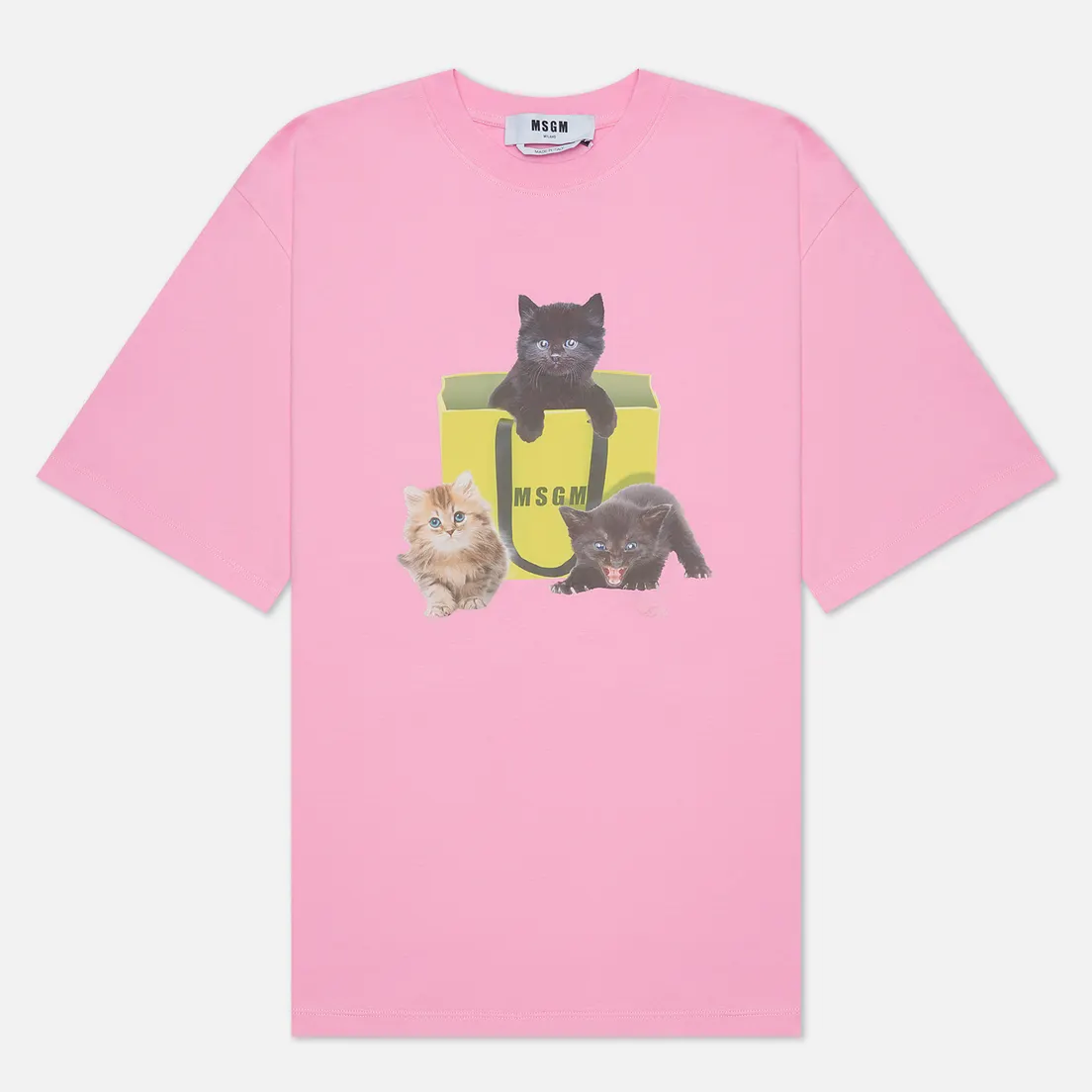 MSGM Женская футболка Three Kittens
