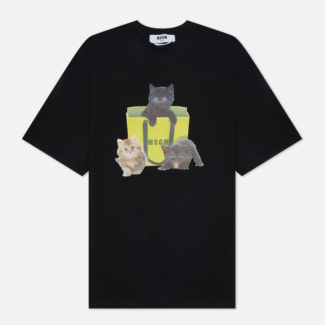 MSGM Женская футболка Three Kittens
