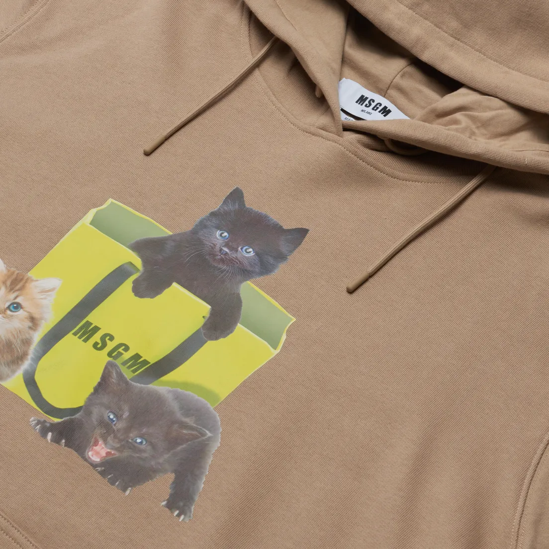 MSGM Женская толстовка Three Kittens Hoodie