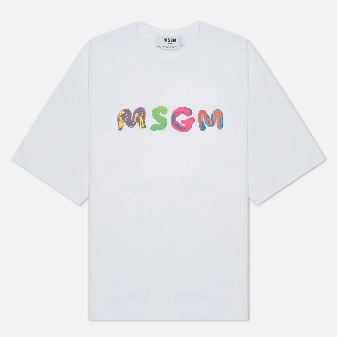 MSGM Женская футболка Multicolor Logo