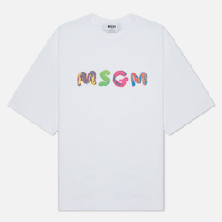 MSGM Женская футболка Multicolor Logo