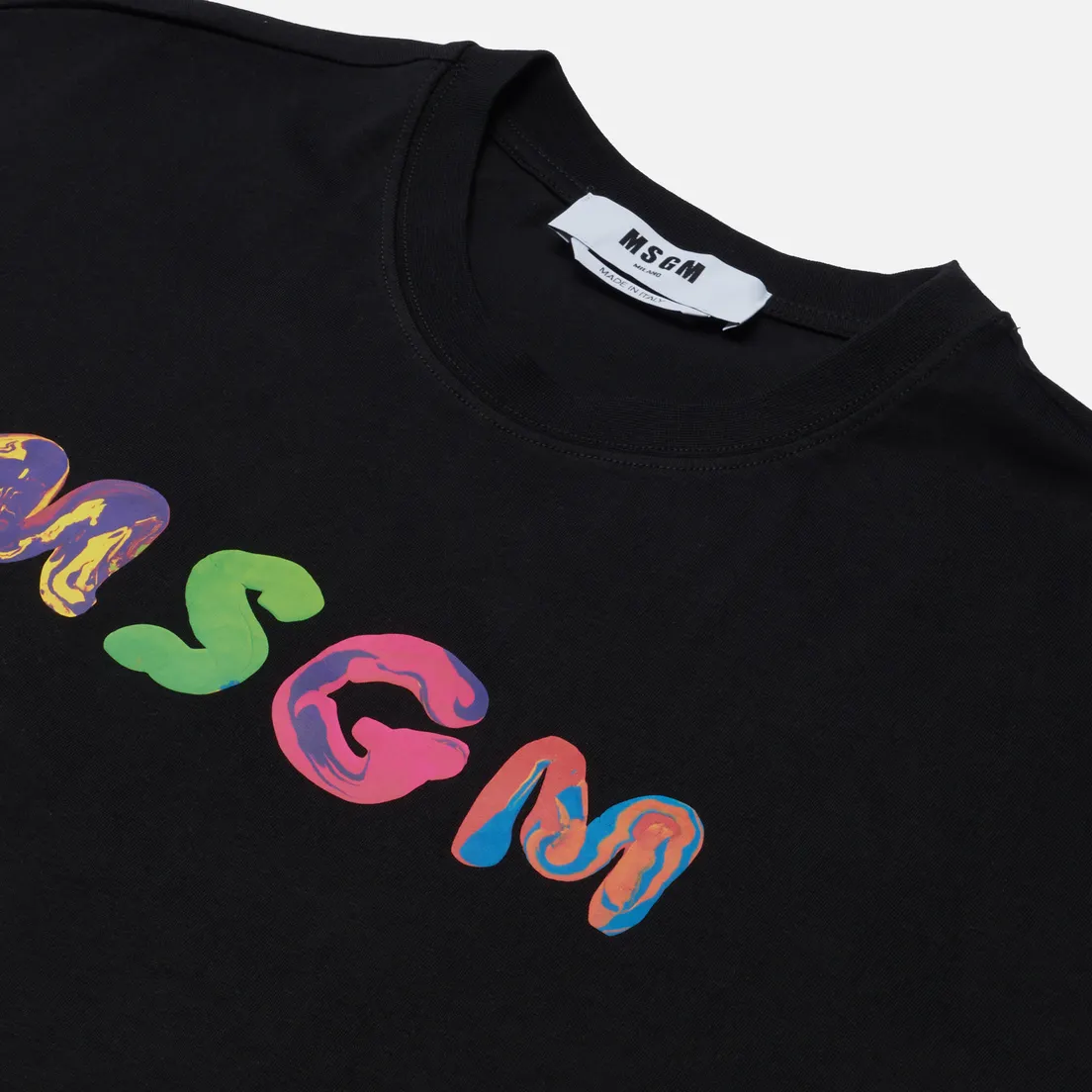MSGM Женская футболка Multicolor Logo