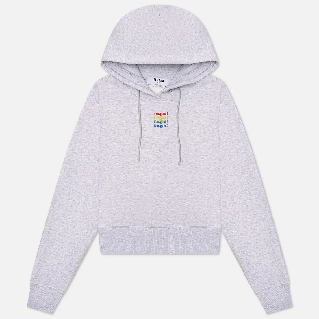 MSGM Женская толстовка Four Color Micrologo Hoodie