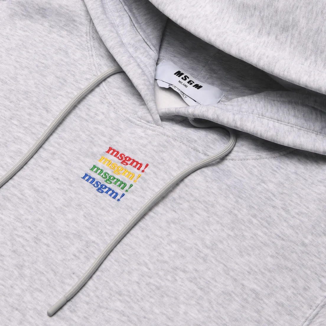 MSGM Женская толстовка Four Color Micrologo Hoodie