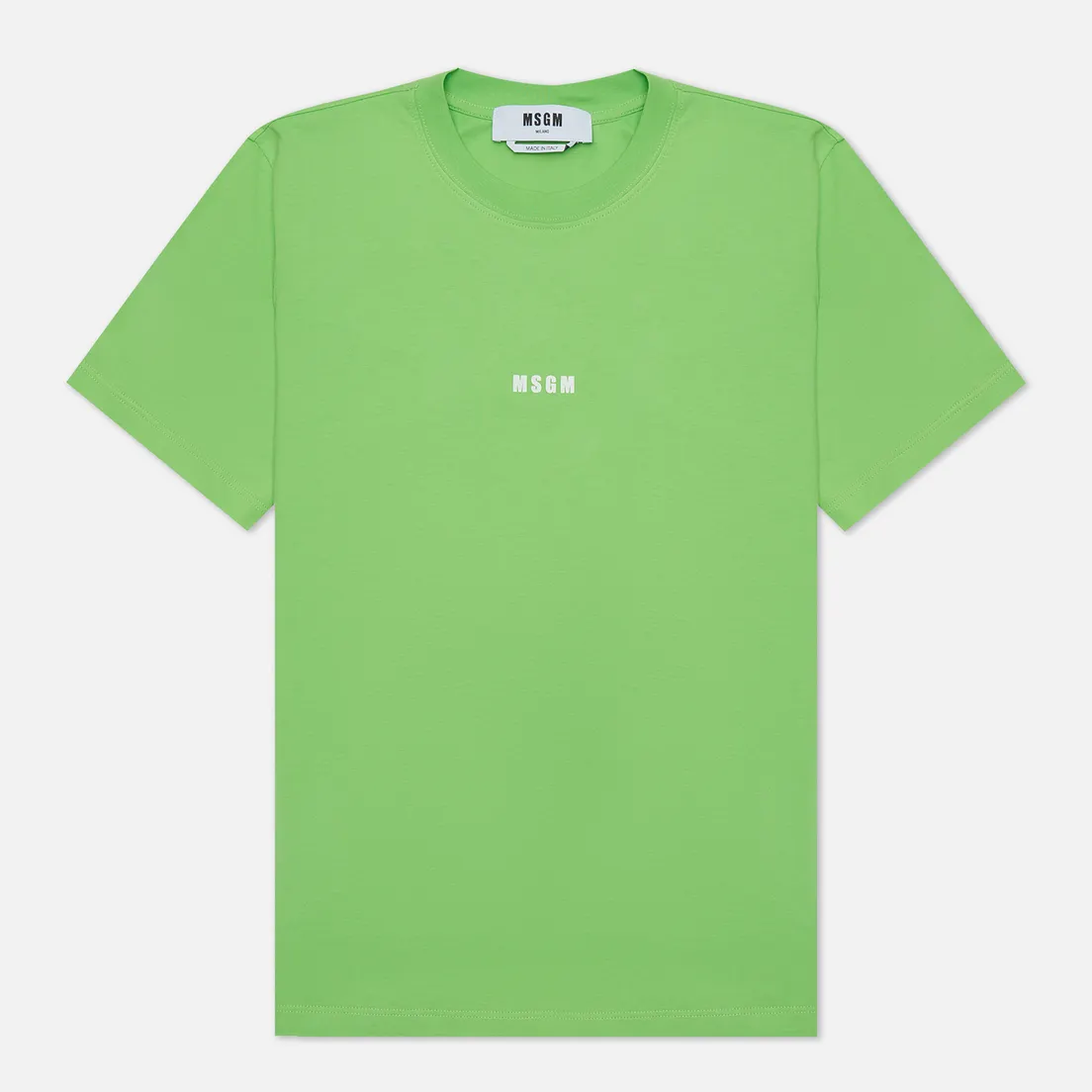 MSGM Женская футболка Micrologo Seasonal Crew Neck