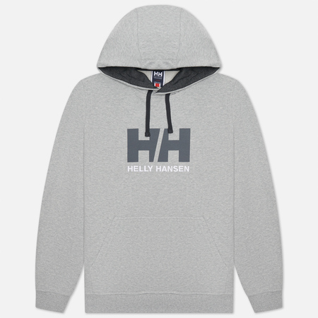 Мужская толстовка Helly Hansen HH Logo Hoodie, цвет серый, размер M