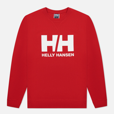 Мужская толстовка Helly Hansen HH Logo Crew, цвет красный, размер XL