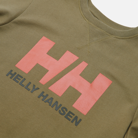 Мужская толстовка Helly Hansen HH Logo Crew Terrain Green