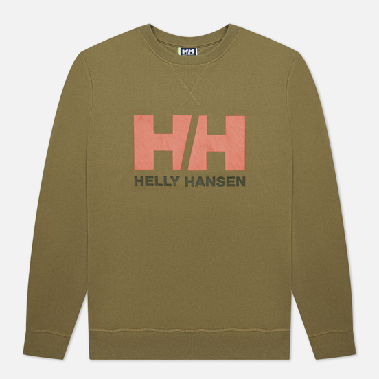 Мужская толстовка Helly Hansen HH Logo Crew Terrain Green