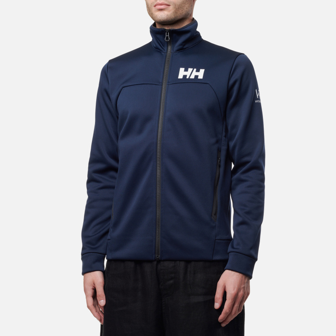 Мужская толстовка Helly Hansen, цвет синий, размер M 34043-597 HP Sport Fleece Hoodie - фото 4