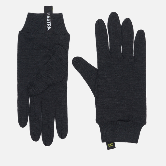 Перчатки Hestra, цвет серый, размер 9 34110-390 Merino Wool Liner Active - фото 1