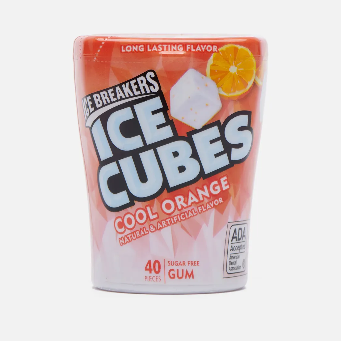 Ice Breakers Жевательная резинка Ice Cubes Cool Orange
