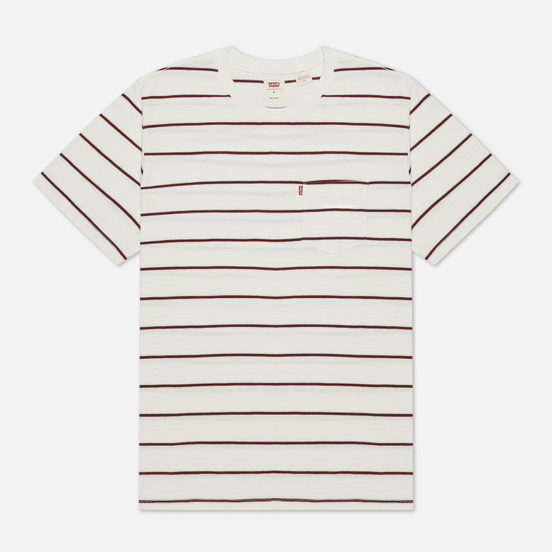 Мужская футболка Levi's Sunset Pocket Relaxed Stripe Tofu