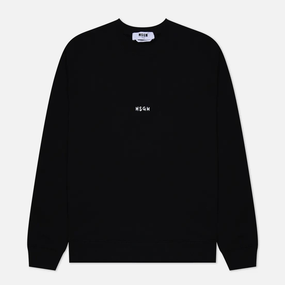 MSGM Мужская толстовка Micrologo Crew Neck