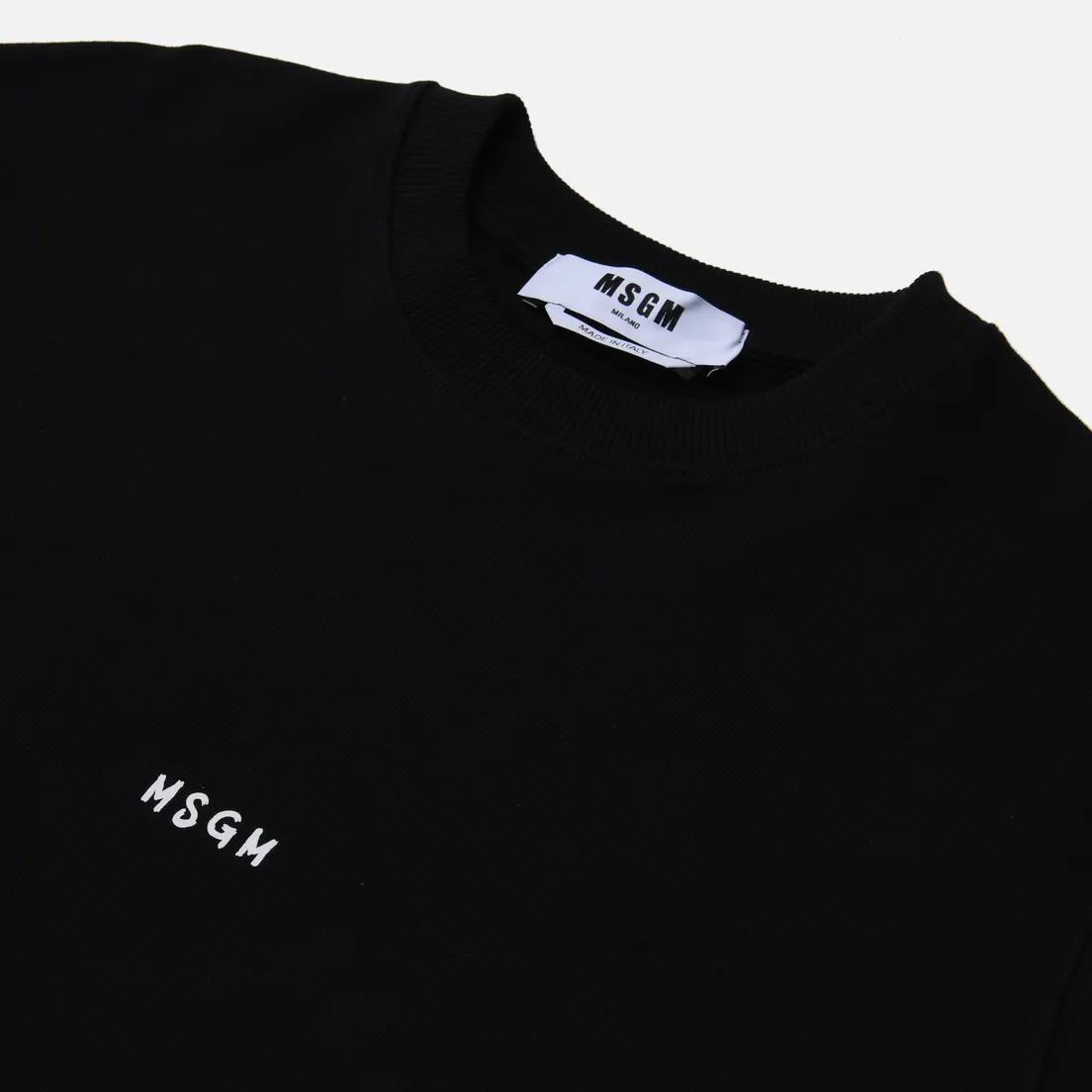 MSGM Мужская толстовка Micrologo Crew Neck