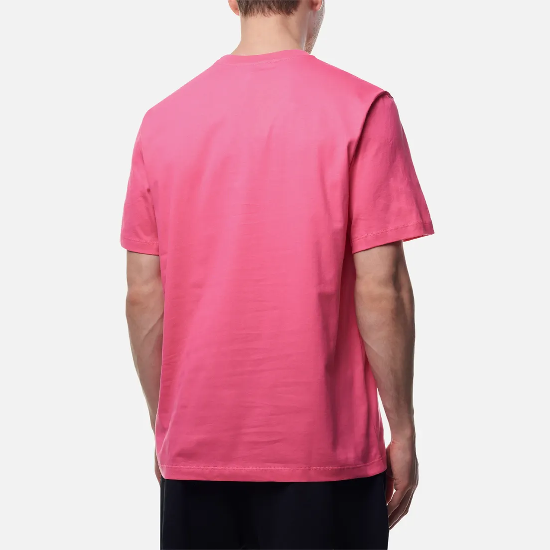 MSGM Мужская футболка Script Logo Neck