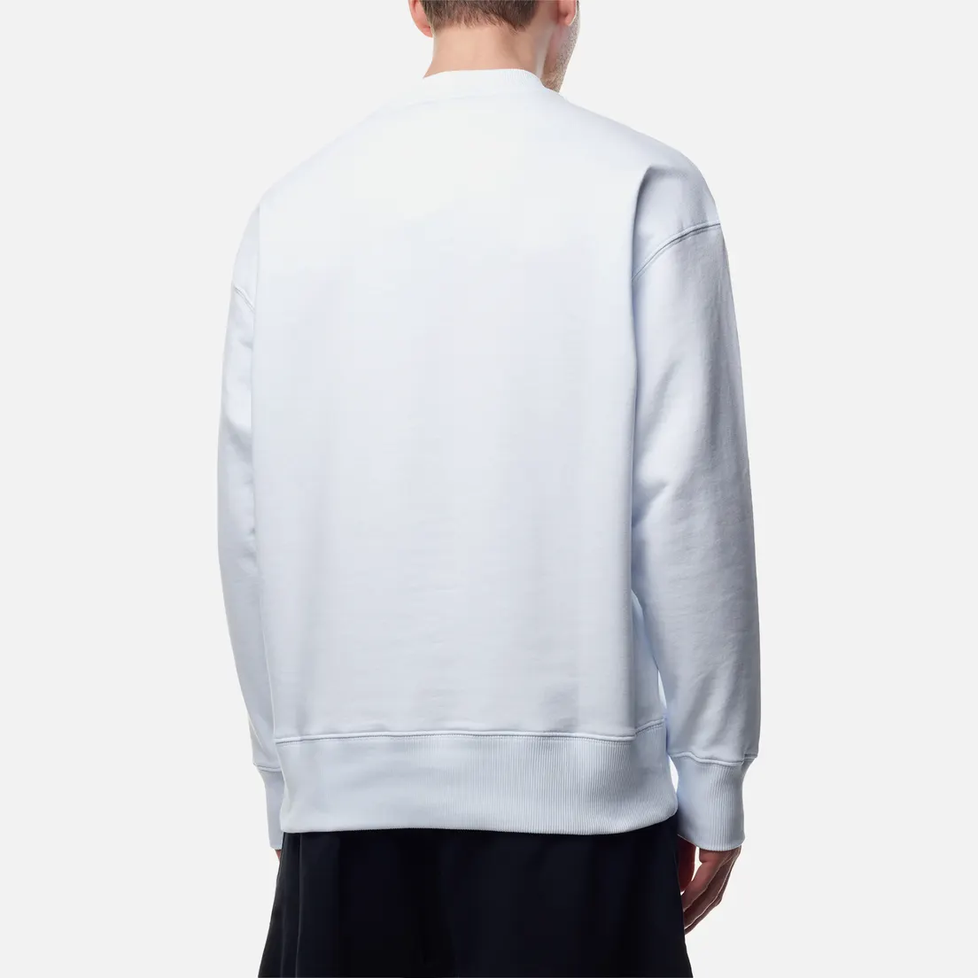 MSGM Мужская толстовка Script Logo Neck