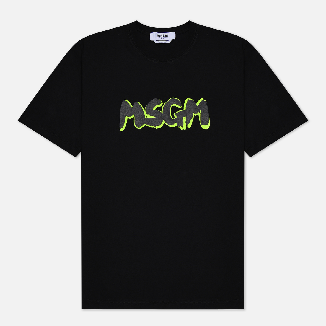 MSGM Мужская футболка Logo Fluorescent Shade