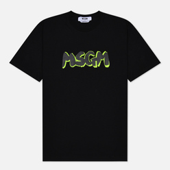 MSGM Мужская футболка Logo Fluorescent Shade