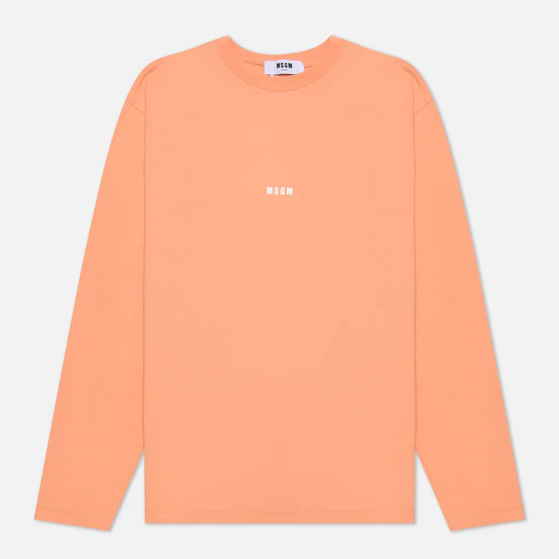MSGM Мужской лонгслив Classic Micrologo Seasonal