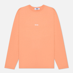 MSGM Мужской лонгслив Classic Micrologo Seasonal