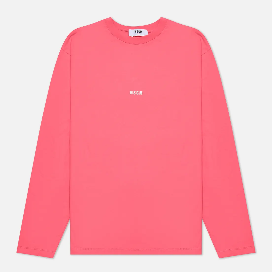 MSGM Мужской лонгслив Classic Micrologo Seasonal