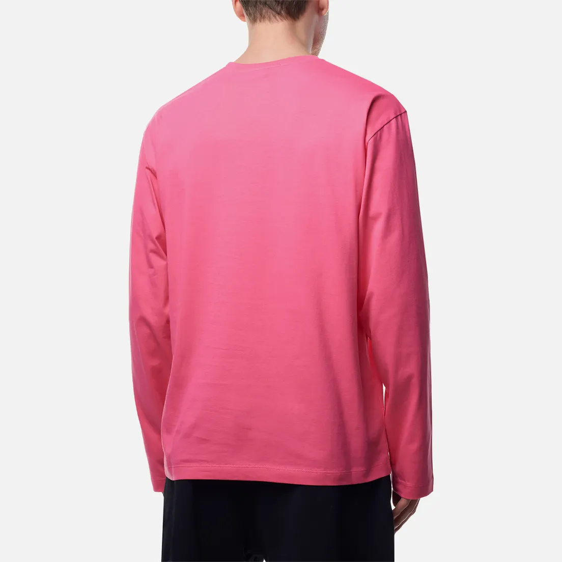 MSGM Мужской лонгслив Classic Micrologo Seasonal