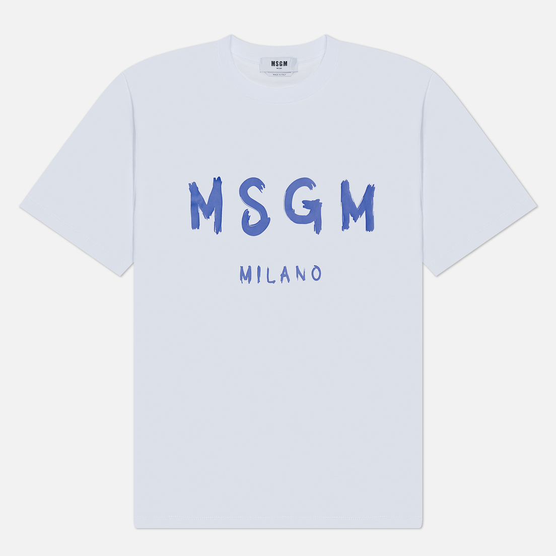 MSGM Мужская футболка Brush Stroke Logo