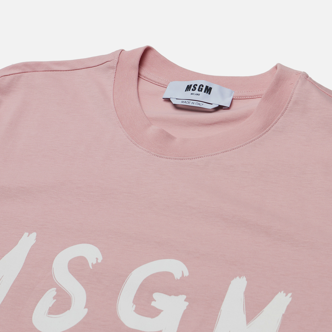 MSGM Мужская футболка Brush Stroke Logo