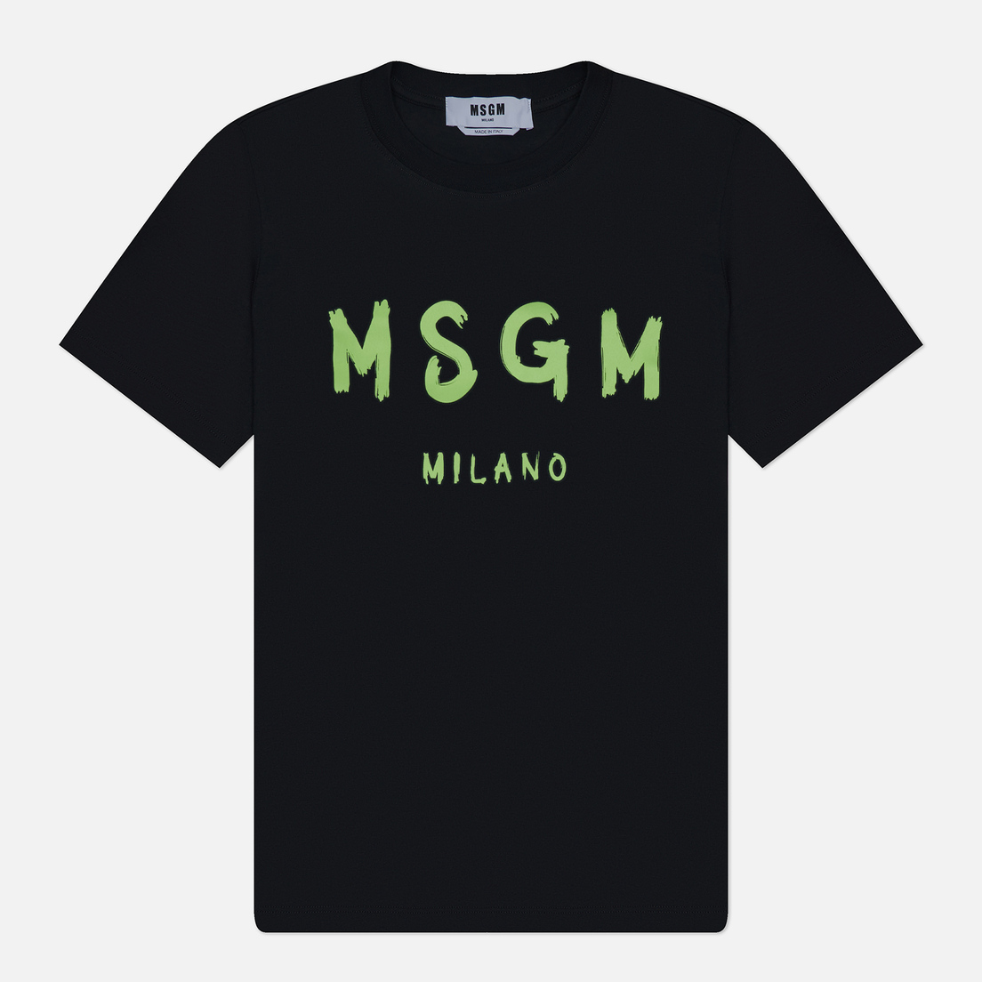 MSGM Мужская футболка Brush Stroke Logo