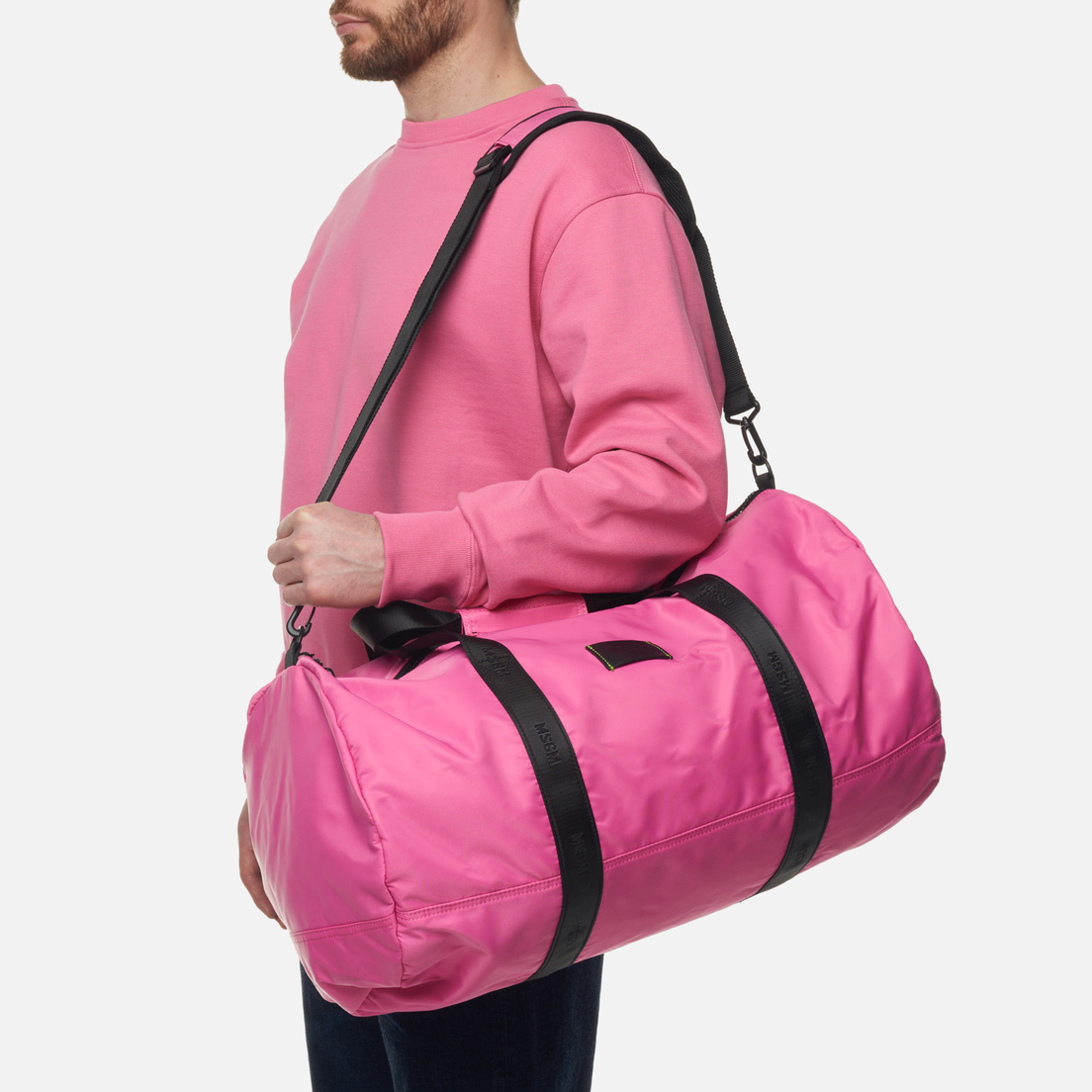 MSGM Дорожная сумка Signature Nylon Duffel