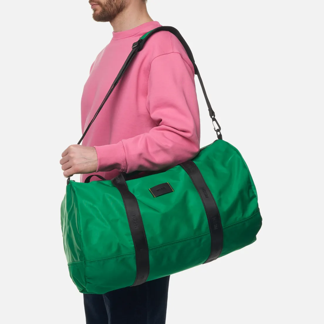 MSGM Дорожная сумка Signature Nylon Duffel